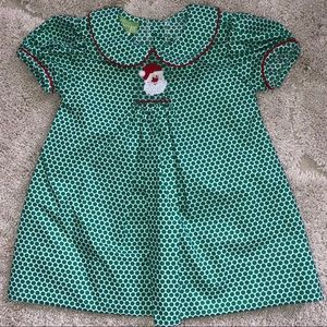 Baby girl Christmas smocked dress 9 months